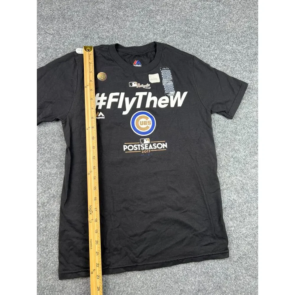 NWT Majestic Chicago Cubs Fly The W 2015 Postseason Medium #901